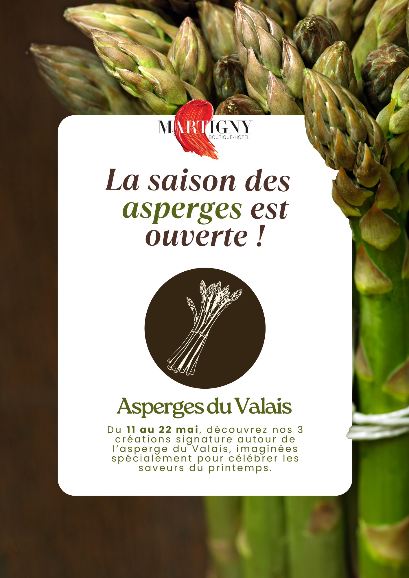 Les Asperges sont arrivées !